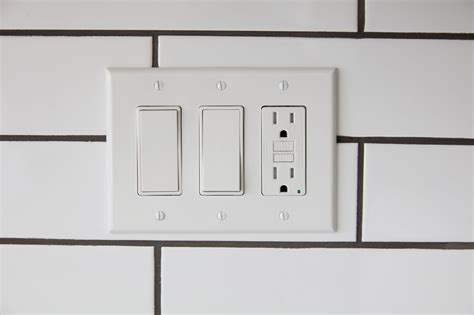 kitchen outlet light switch